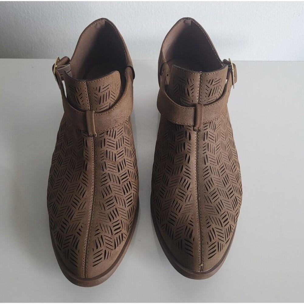 Bella Vita Bscottie Women's Brown Ankle Booties 8M
